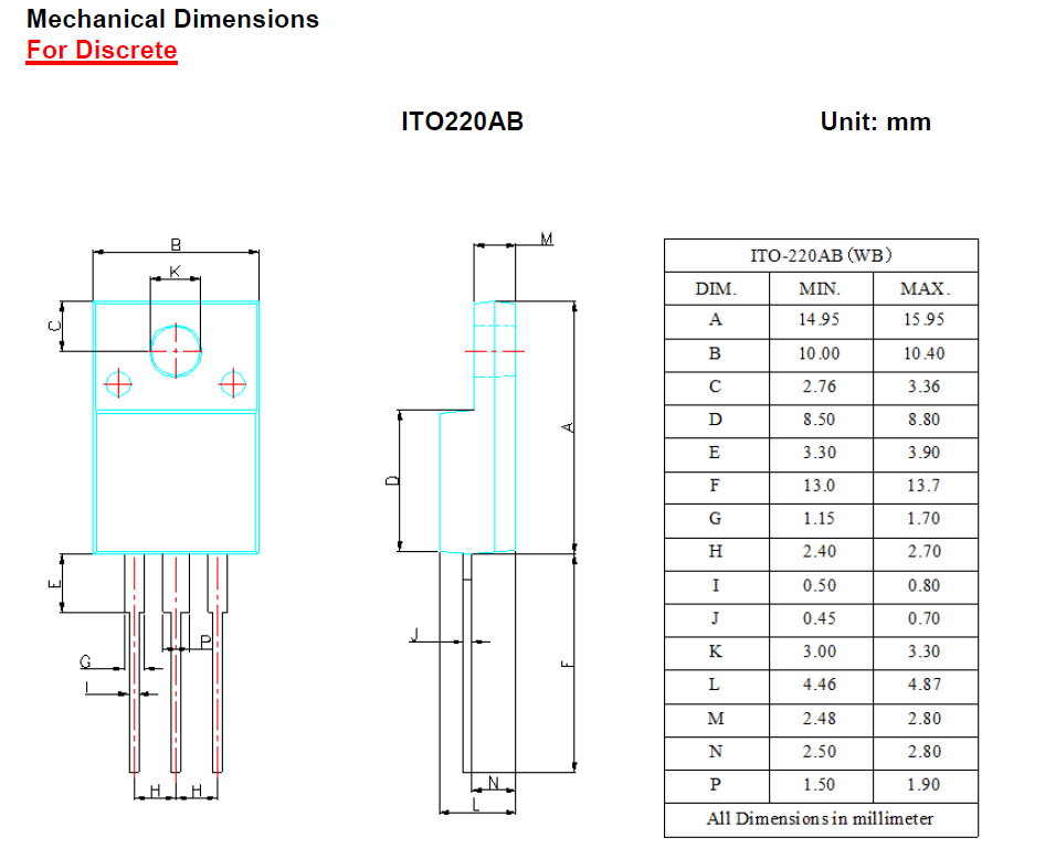 DiodesZetex 400 V Rectifier & Schottky Diode 3-Pin ITO-220AB