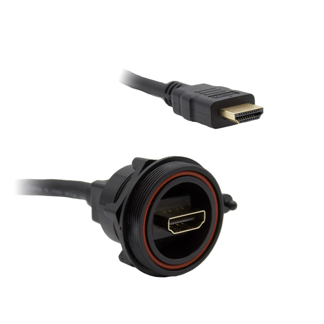 Bulgin 19 Way Male HDMI Connector 30 V ac