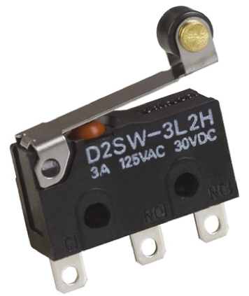 Omron Roller Lever Micro Switch, Solder Terminal, 3 A @ 30 V dc, SPDT, IP67