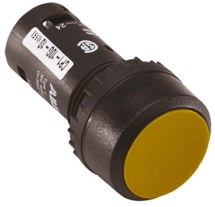 ABB Compact Series Push Button, Panel Mount, 22mm Cutout, SPDT, IP69K