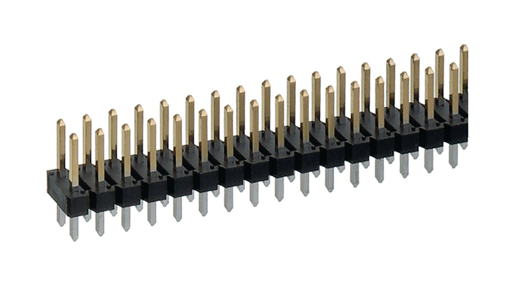 Preci-Dip 892 Series Straight Through Hole PCB Header, 72 Contact(s), 2.54 mm Pitch, 2 Row, Unshrouded