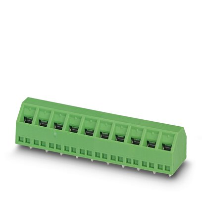Phoenix Contact 5/ 4-5, 08, SMKDSN 1 Series PCB Terminal Block, 4-Contact, 5.08mm Pitch, Solder Mount, 1-Row, Screw