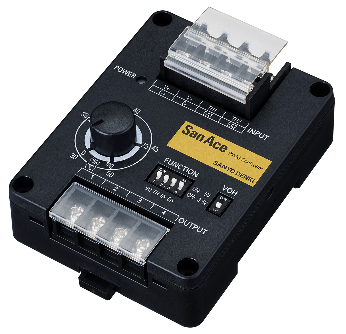 Sanyo Denki Fan Speed Controller for Use with Fans, 7 → 60 V dc, 5 Speeds