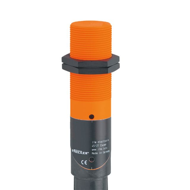 ifm electronic Capacitive Threaded Barrel Proximity Sensor, M30, 15 mm Detection, 2-Wire NO/NC, 20 → 250 V