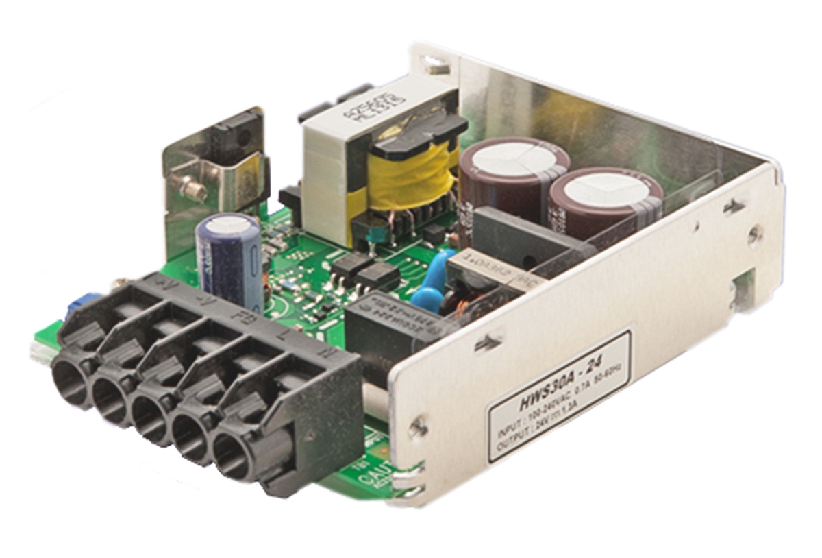 TDK-Lambda Switching Power Supply, HWS30A-24, 24V dc, 1.3A, 30W, 1 Output, 120 → 370 V dc, 85 → 265 V ac