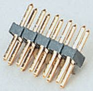HARWIN M22 Series Straight Through Hole Pin Header, 24 Contact(s), 2 mm Pitch, 2 Row, Unshrouded