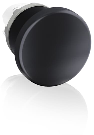 ABB Modular Series Black Momentary Push Button Head, 40mm Cutout
