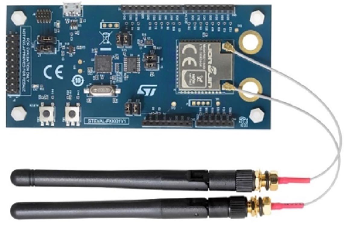 STMicroelectronics Dual Radio BLE and Sub-1GHz Development Kit WS2118-00 Bluetooth Development Board for Arduino,