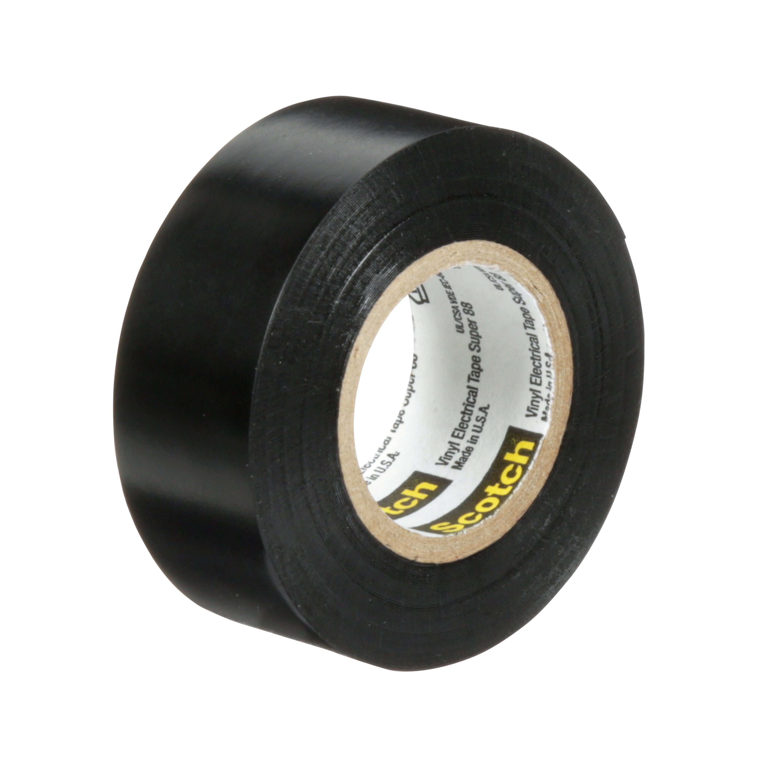 3M Scotch Black PVC Electrical Tape, 0.75in x 20ft