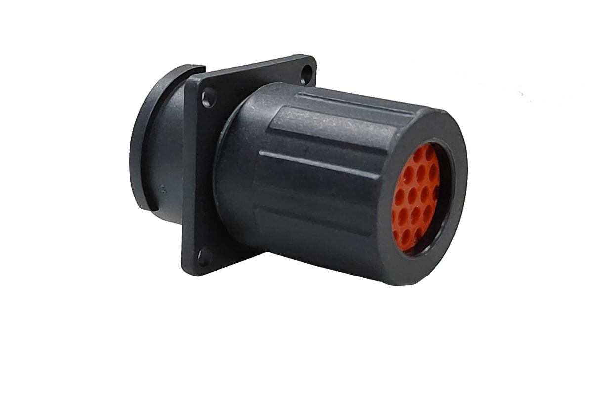 Amphenol Industrial Circular Connector, 3 Contacts, Flange, Standard Connector, Socket, Female, IP67, IP68, IP69K,