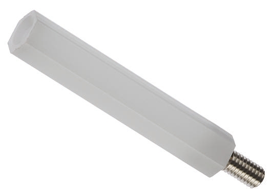 HIROSUGI Standoff, M3 x M3 Thread, 50mm Body, Brass, POM, Male/Female, 6mm Stud