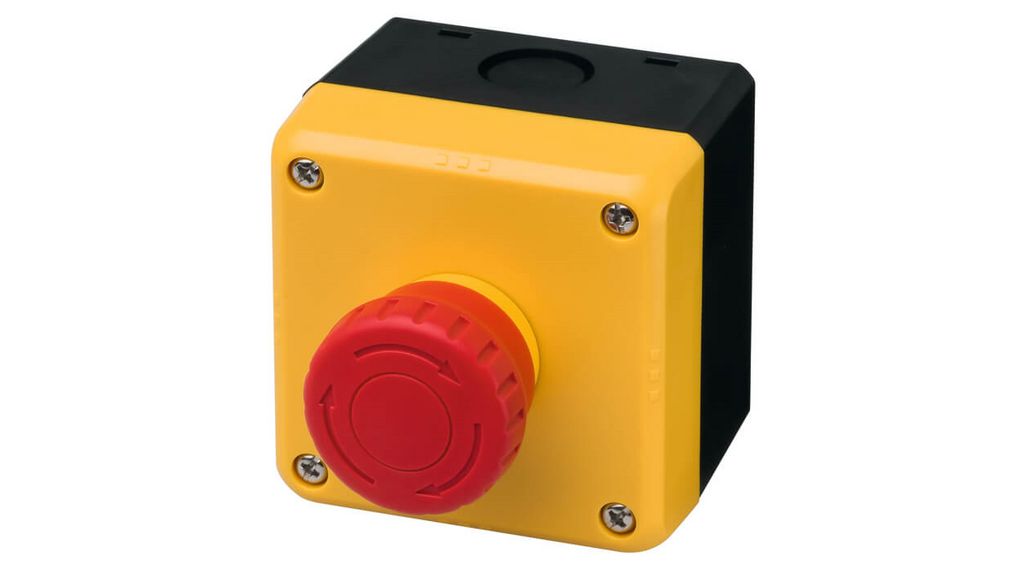 Idec FB Series Emergency Stop Switch, On-Off, Fixed, 2NC, IP65