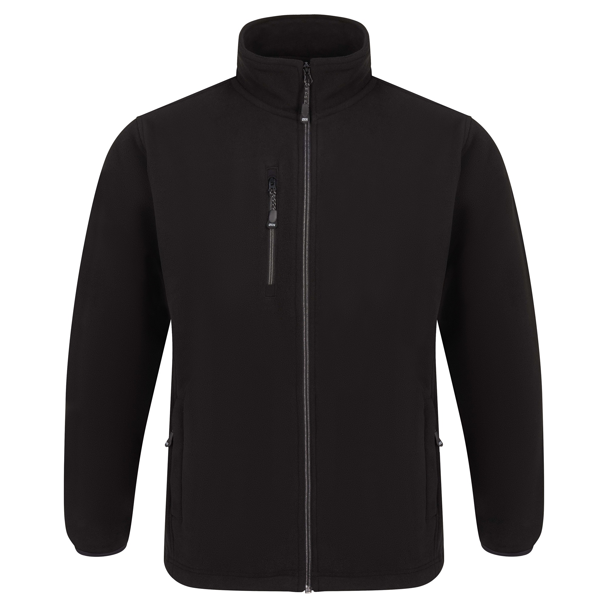 Orn 3100R Black Recycled Polyester Men Fleece Jacket L
