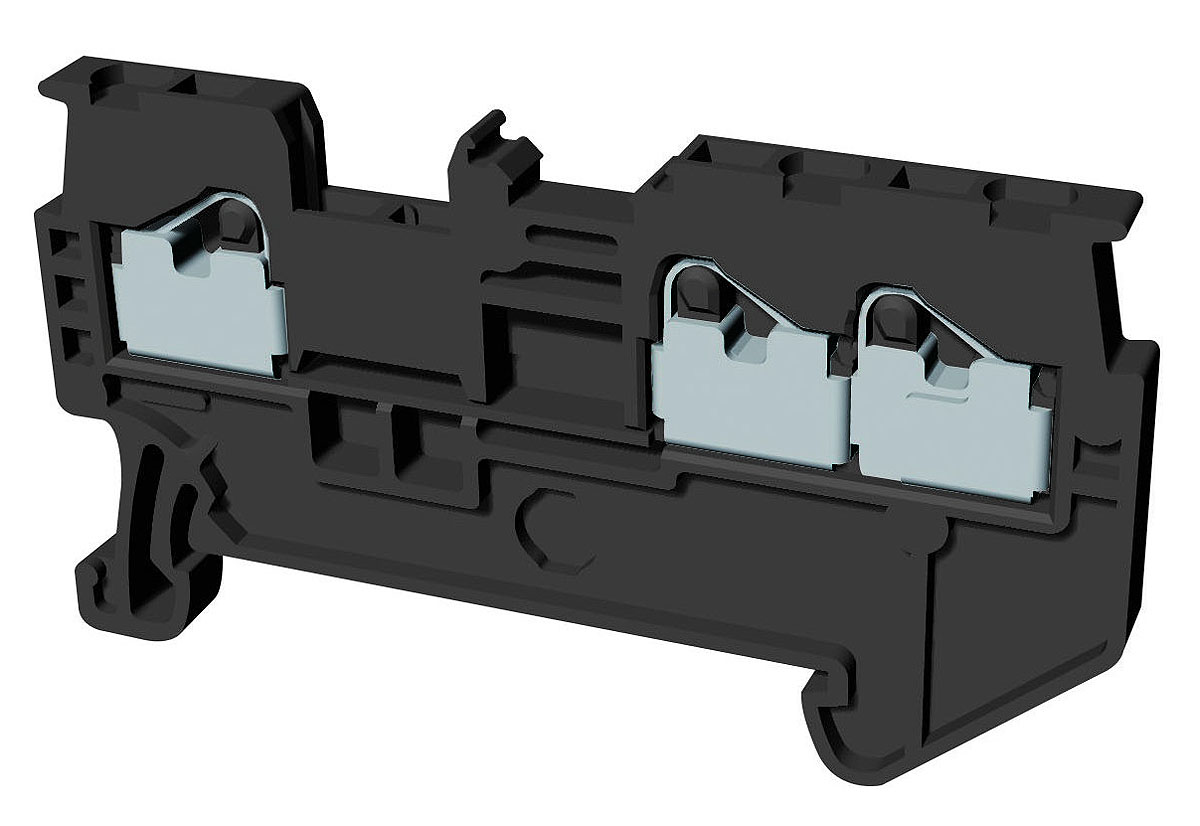 Omron XW5T-P1.5-1.2-1 XW5T Series Grey, 1.5mm², Single-Level, Push In Termination