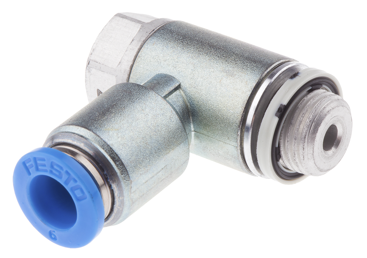 Festo GRLZ Series Tube Flow Regulator, 6mm Tube Inlet Port, 193158