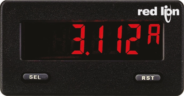 Red Lion Digital Ammeter DC, 33mm x 68mm