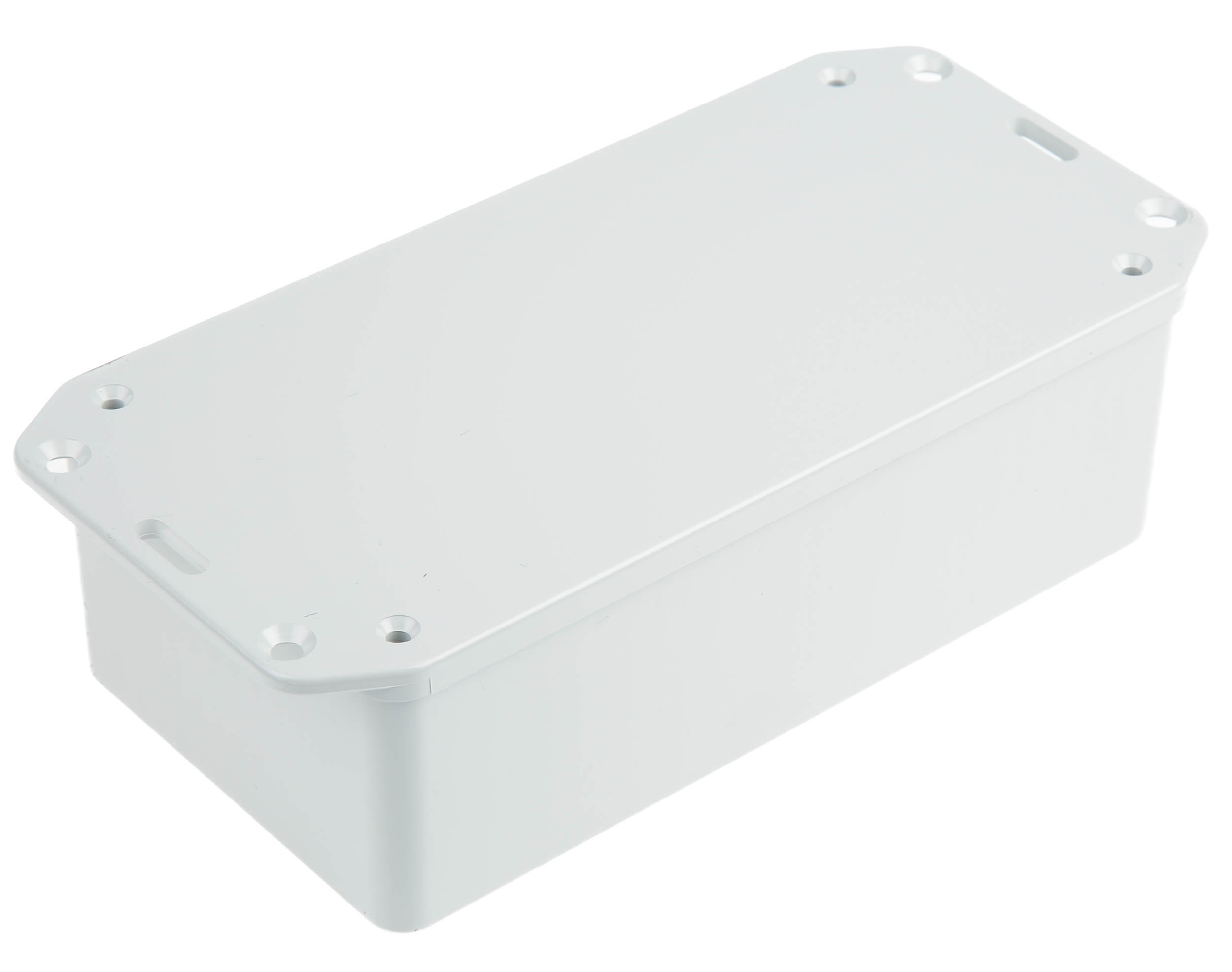 CAMDENBOSS Series 2000 Series Grey ABS Enclosure, IP65, Flanged, Grey Lid, 140 x 65 x 40mm
