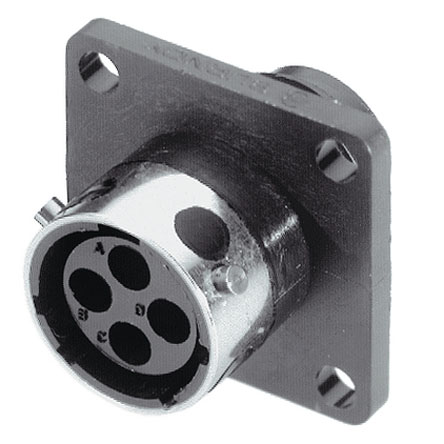 Souriau Sunbank by Eaton Circular Connector, 12 Contacts, Flange, Standard Connector, Plug, Female, IP65, UTG Series