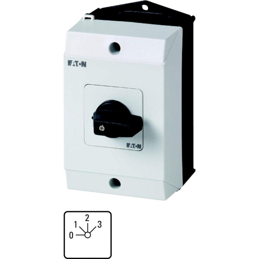 Eaton, 1P 4 Position 45° Multi Step Cam Switch, 690V (Volts), 20A, Toggle Actuator
