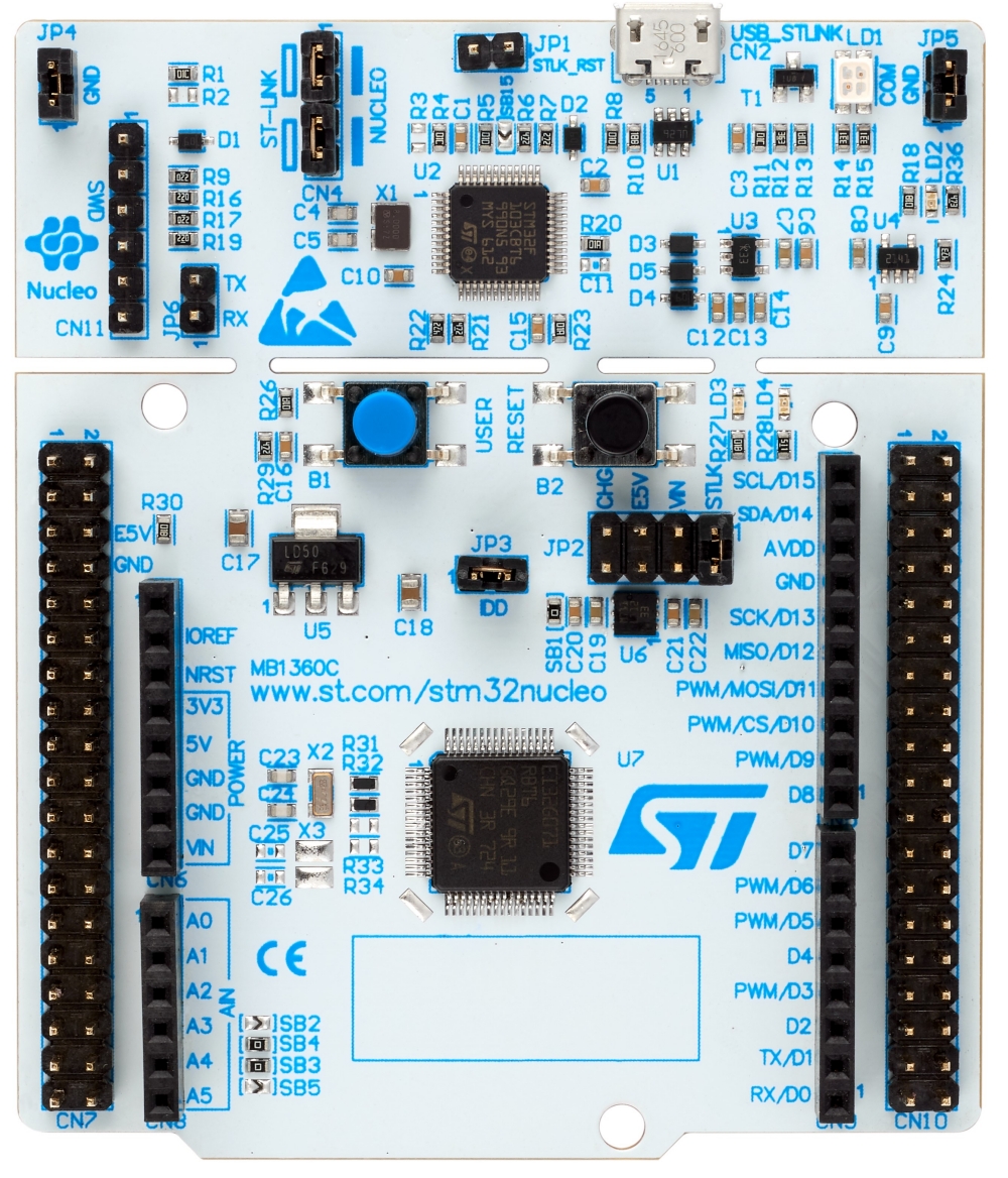 STMicroelectronics STM32 Nucleo-64 MCU Development Board NUCLEO-G071RB
