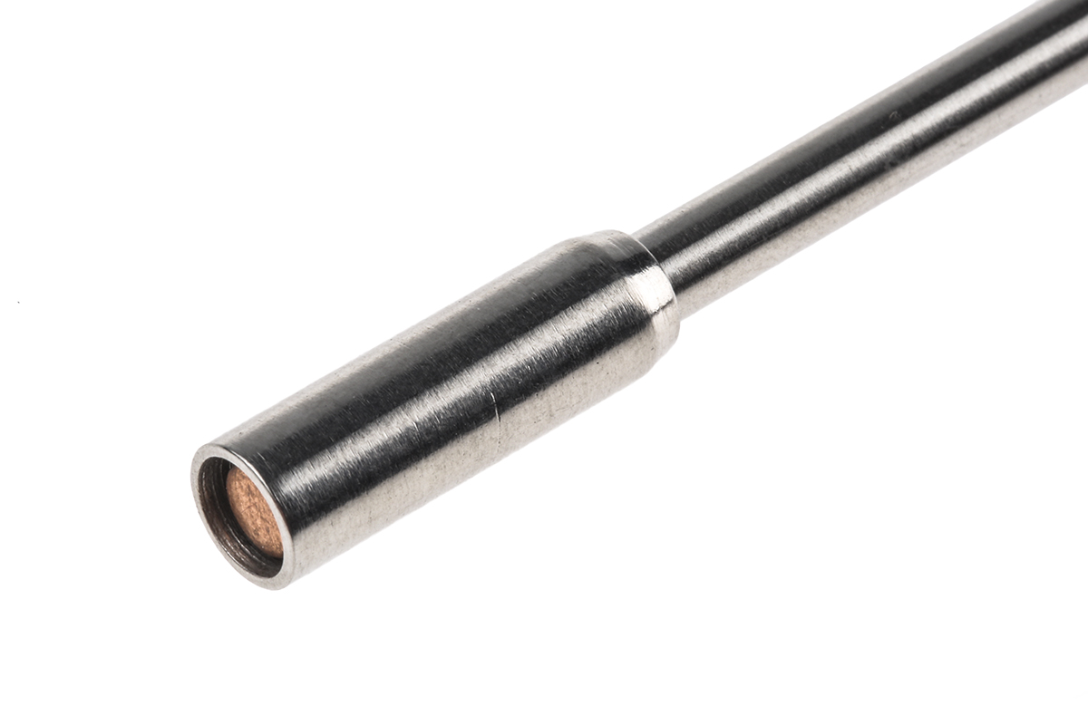 RS PRO T Surface Temperature Probe, 100mm Length, 1mm Diameter, +180 °C Max, With SYS Calibration
