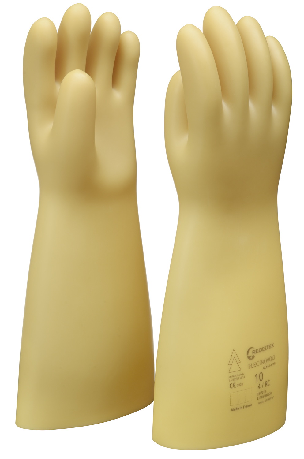 Penta Beige Latex Work Gloves, Size 10, Latex Coating
