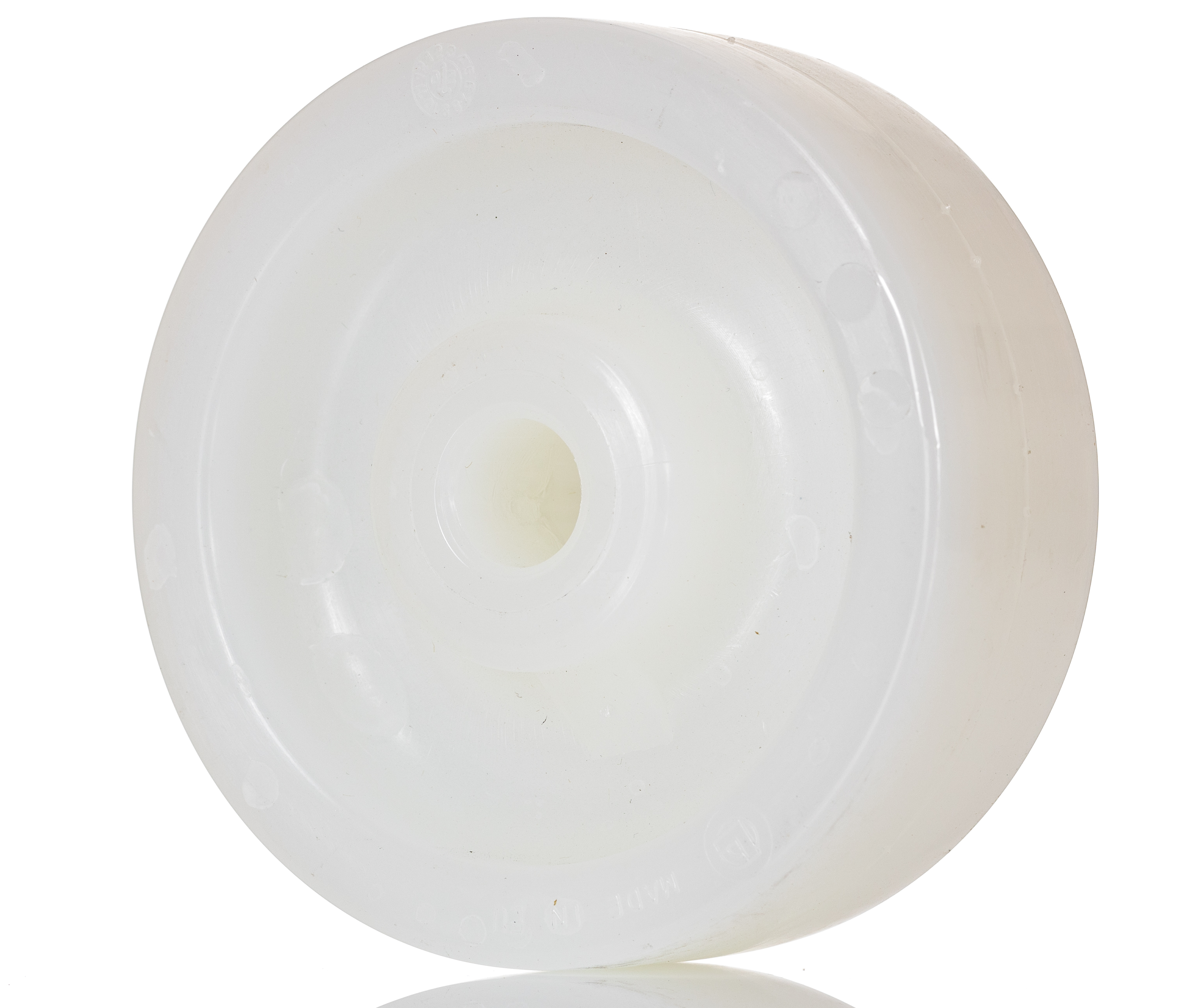 LAG White Polyamide Hygienic, Low Rolling Resistance, Non-Marking Trolley Wheel, 450kg
