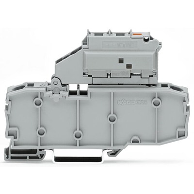 WAGO 2006-1631/1099-541 TOPJOB S Series Grey, 6mm², 1-Level, Push In Termination, Fused, CSA