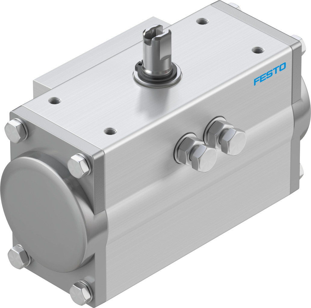 Festo DFPD Series 8 bar Double Action Pneumatic Rotary Actuator, 90° Rotary Angle, 10mm Bore