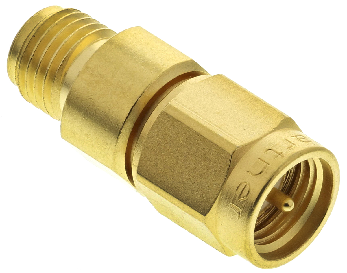 Telegartner Straight 50Ω RF Adapter SMA Plug to R-SMA Socket 6GHz