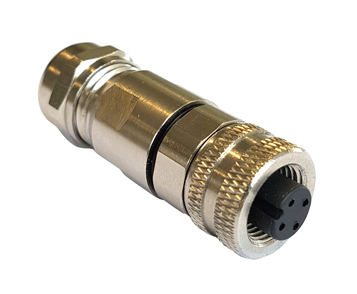 Bulgin Circular Connector, 8 Contacts, Panel, M12 Connector, Socket, Female, IP67, Buccaneer M12 Series