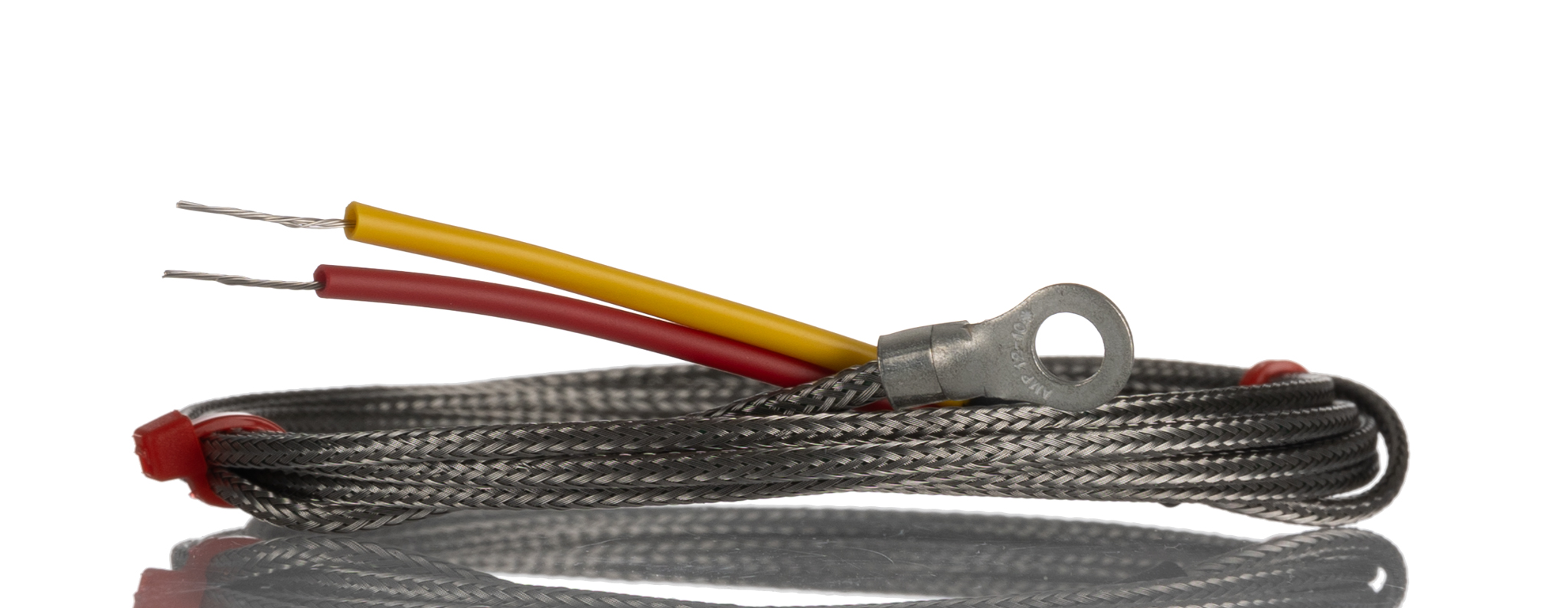 RS PRO Type K Washer Thermocouple 2m Length, 5mm Diameter → +350°C