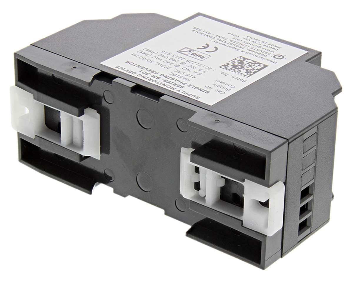 GIC Voltage Monitoring Relay, 3 Phase, SPDT, DIN Rail