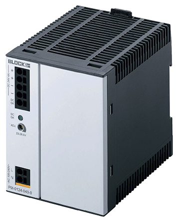 Block PM Switched Mode DIN Rail Power Supply, 85 → 264 V ac / 120 → 373V dc ac, dc Input, 24V dc dc
