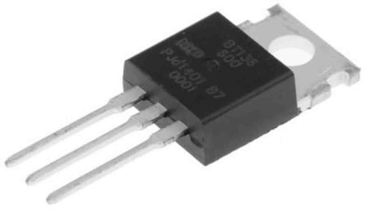 STMicroelectronics Through Hole, 3-pin, TRIAC, 800V, Gate Trigger 1.3V
