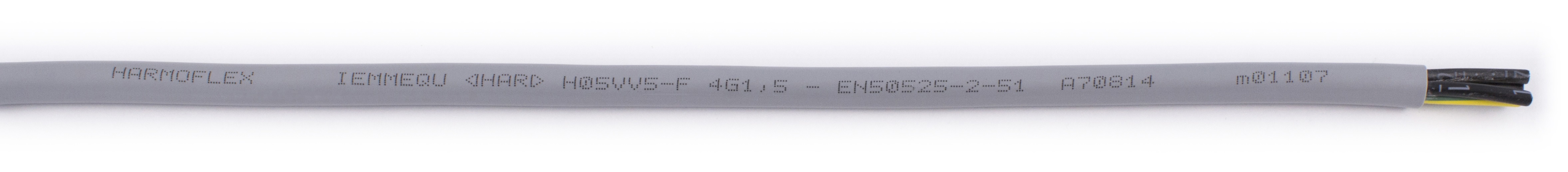 AXINDUS HARMOFLEX Control Cable, 4 Cores, 1.5 mm² 14 AWG, Unscreened, 100 m, Grey Polyvinyl Chloride Sheath