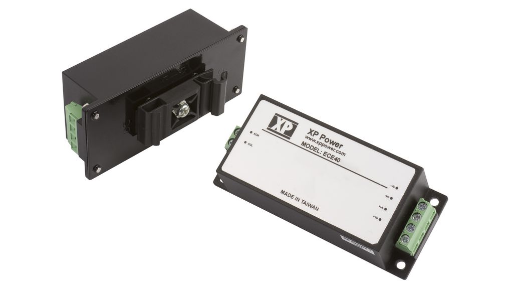 XP Power Encapsulated Switch Mode Power Supply, ECE40US09-SD, 9V, 4.44A, 40W, 85 → 264V Input Voltage