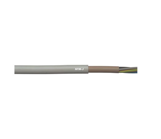 Lapp NYM-J 4 mm² 5 Core Power Cable, Grey PVC, 50m