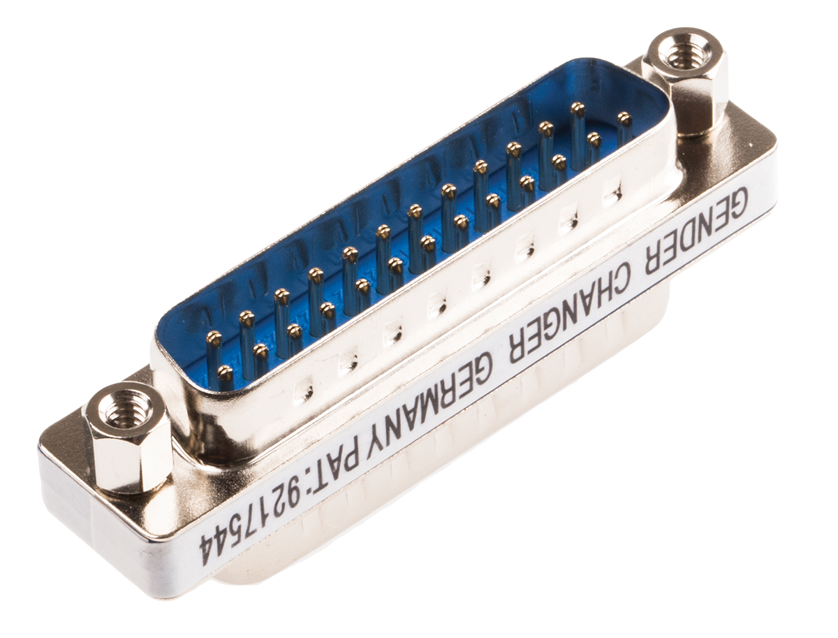 Roline D Sub Adapter Male 25 Way D-Sub to Male 25 Way D-Sub