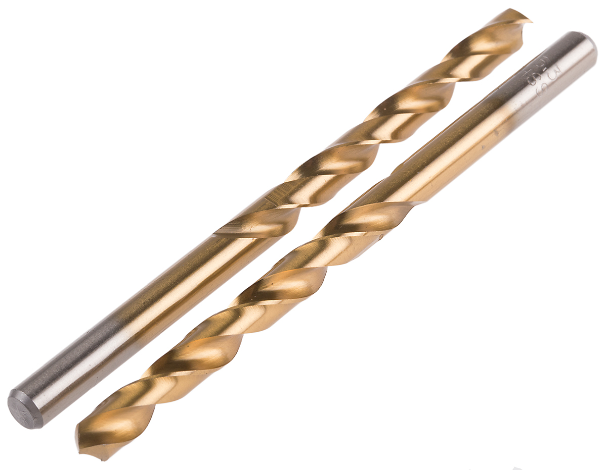 RS PRO HSS Twist Drill Bit, 6.3mm Diameter, 101mm Overall