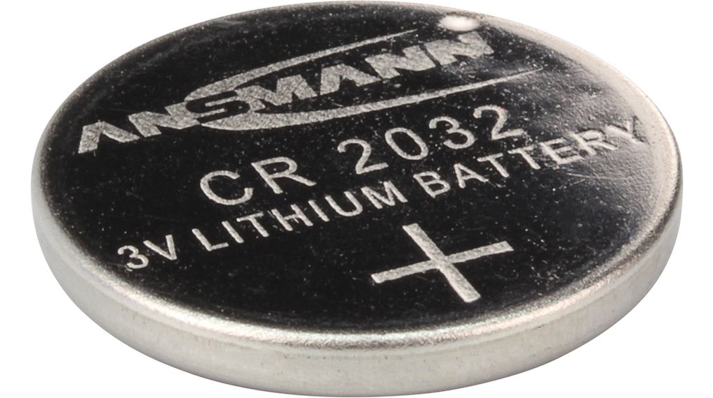 Ansmann CR2032 Button Battery, 3V, 20mm Diameter