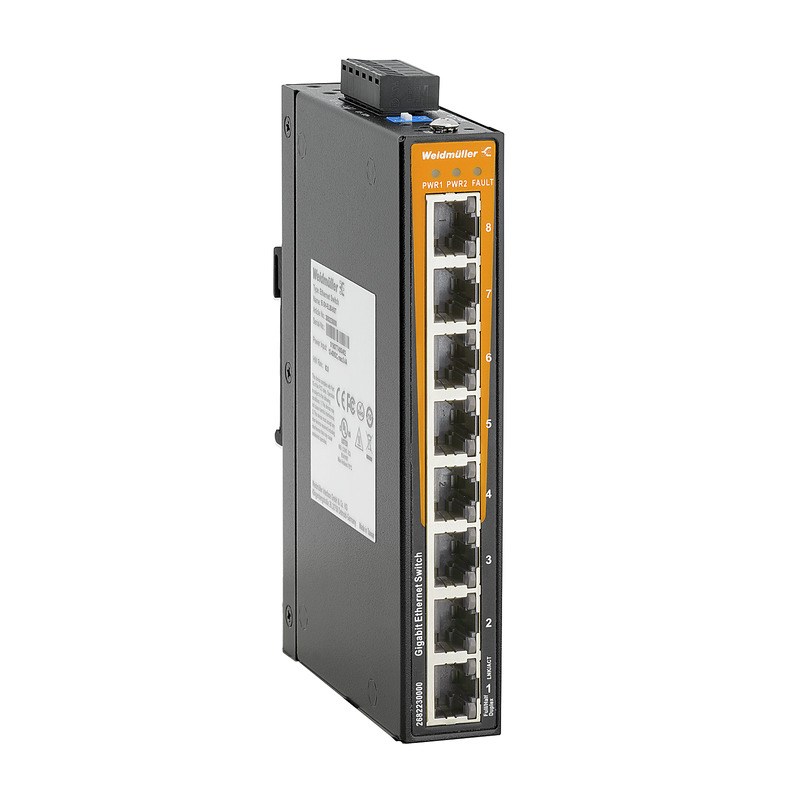 Weidmüller Unmanaged 8 x RJ45 Port Network Switch