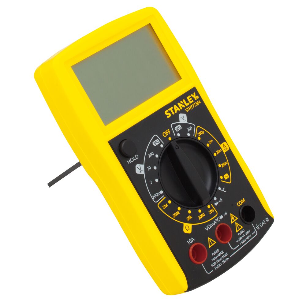DeWALT STHT0-77364 LCD Multimeter, 2mA dc Max, 300V ac Max