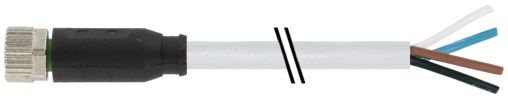 Murrelektronik Limited Female 4 way M8 to Free Cable End Sensor Actuator Cable, 5 m