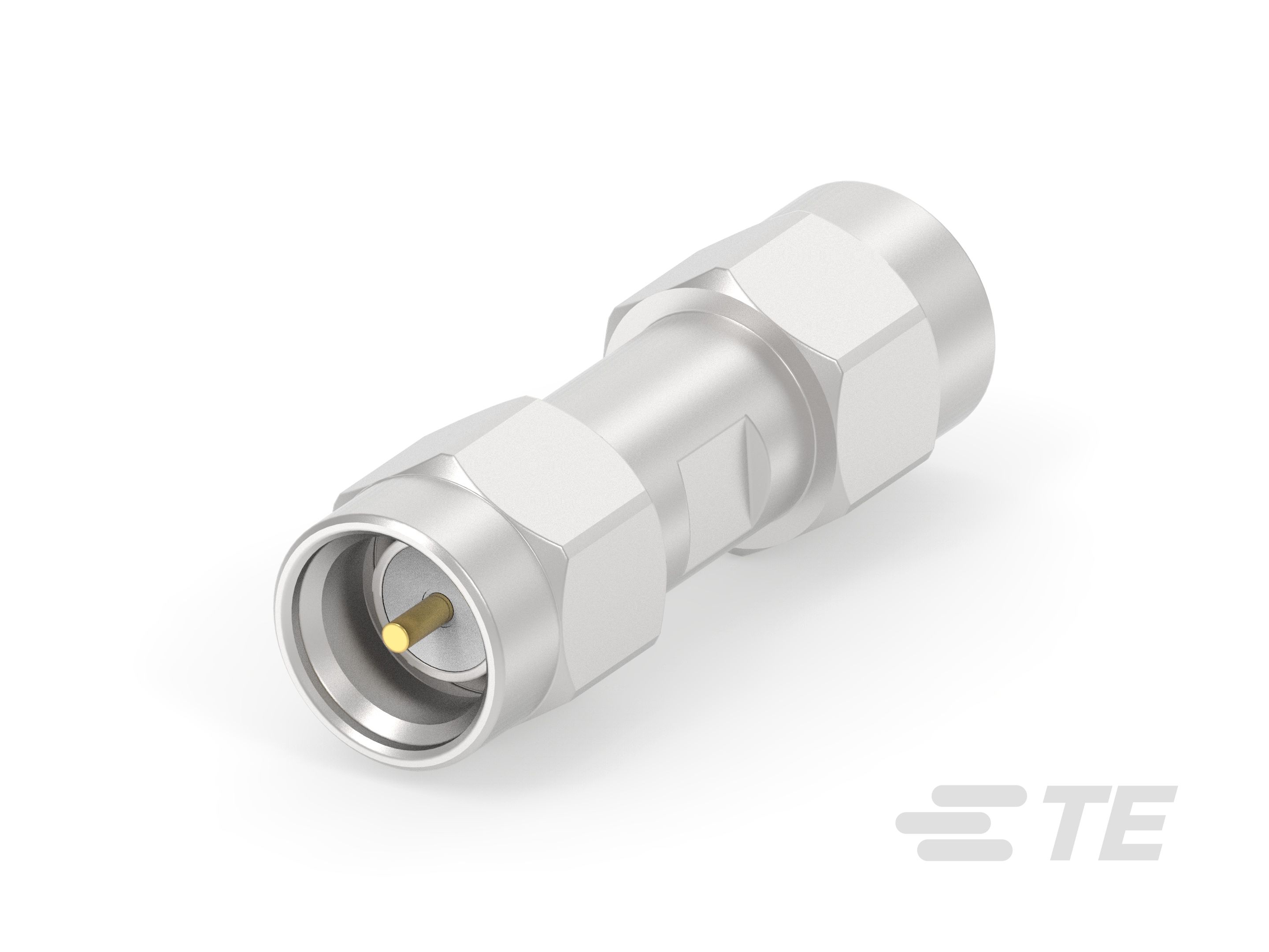 TE Connectivity Straight 50Ω RF Adapter SMA Plug to SMA Plug