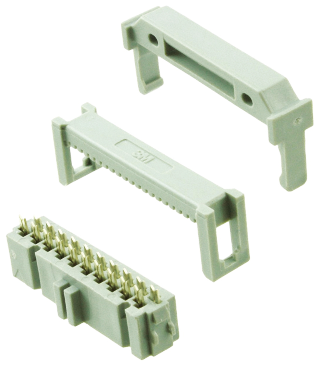 3M 20-Way IDC Connector Socket for Cable Mount, 2-Row