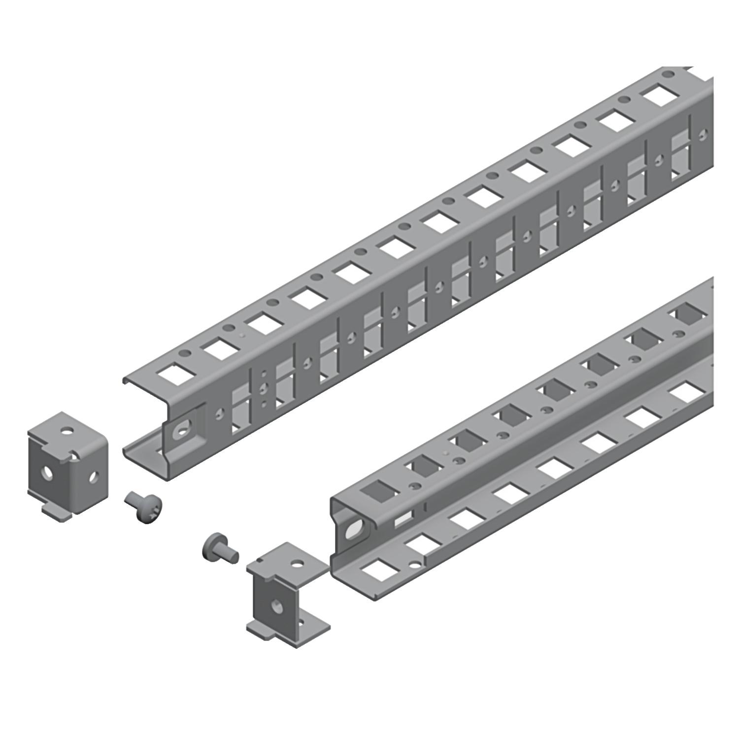 Schneider Electric PanelSeT Series Steel Cross Rail, 40mm W, 1100mm H For Use With Enclosure