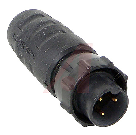 Switchcraft Circular Connector, 3 Contacts, Cable, Standard Connector, Plug, Male, IP68, IP69K, EN3 Series