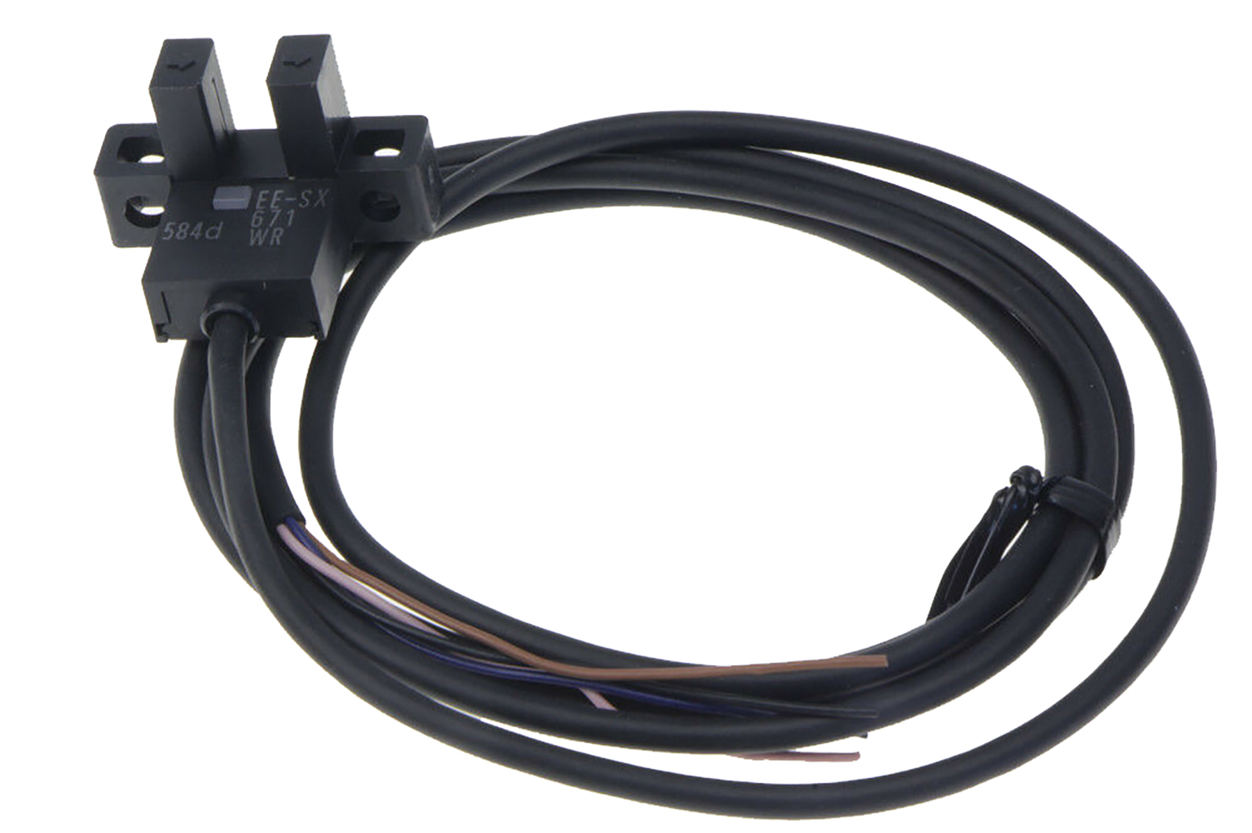 Omron Through Beam Photoelectric Sensor, Fork Sensor, 5 mm Detection Range