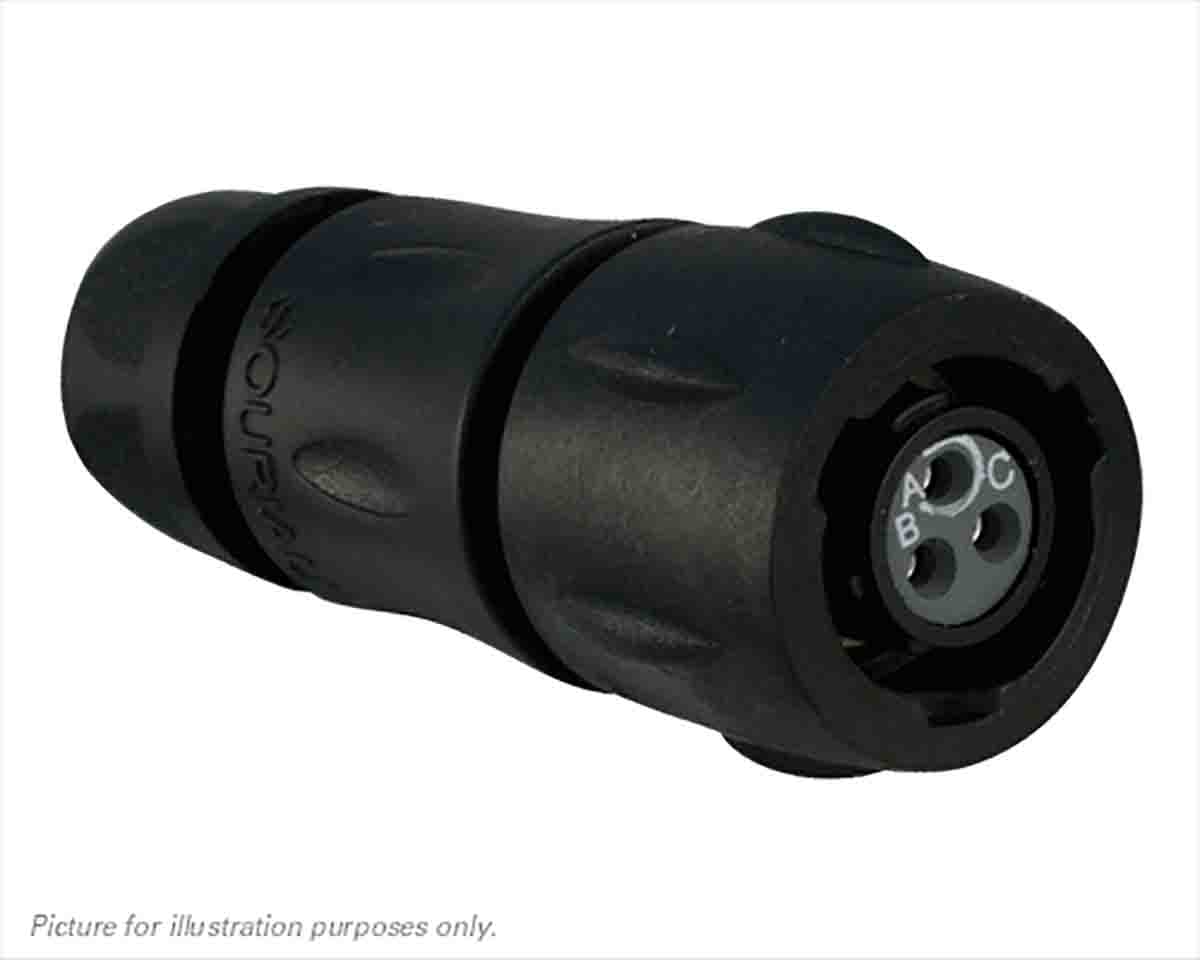 Souriau Sunbank by Eaton Circular Connector, 3 Contacts, Cable, Standard Connector, Socket, Female, IP68, IP69K, UTS
